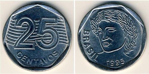 25 Centavo Brazil Steel 