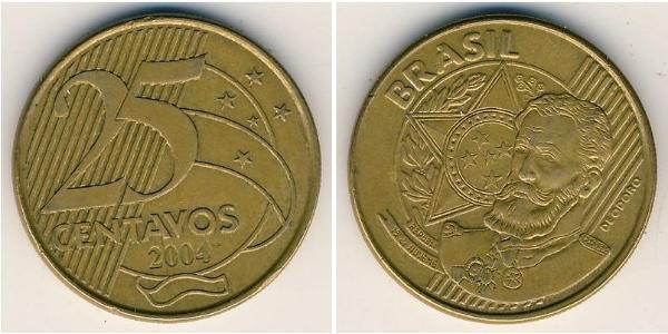 25 Centavo 巴西 Steel/黃銅 