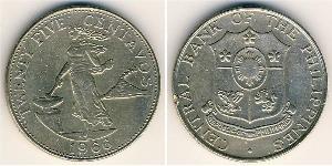 25 Centavo Filipinas Tin/Cobre/Zinc 