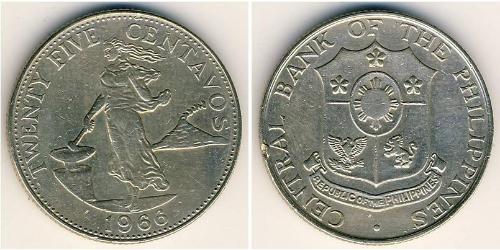 25 Centavo Filipinas Tin/Cobre/Zinc 