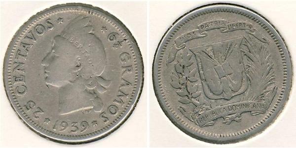 25 Centavo Dominican Republic  