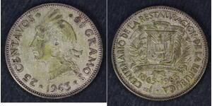25 Centavo République dominicaine  