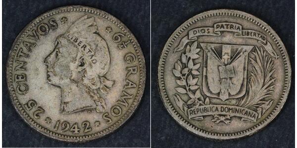25 Centavo 多明尼加  
