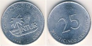 25 Centavo Cuba 铝 