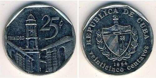 25 Centavo Cuba 銅/镍 