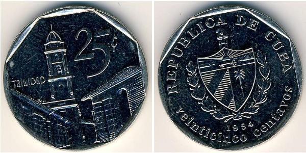 25 Centavo Cuba 銅/镍 