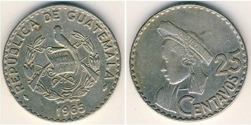 25 Centavo 危地马拉 銅/镍 