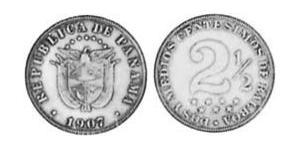 25 Centesimo Panama Cuivre/Nickel 