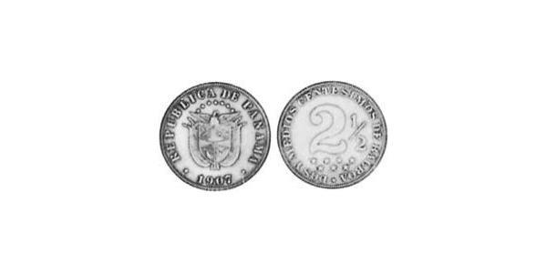 25 Centesimo Panama Kupfer/Nickel 