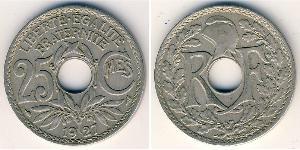 25 Centime French Third Republic (1870-1940)  Copper/Nickel 