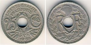 25 Centime Dritte Französische Republik (1870-1940)  Kupfer/Nickel 