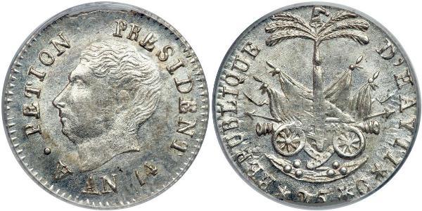 25 Centime Haití Plata 