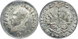 25 Centime Haiti Silber 