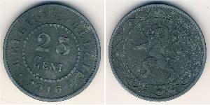 25 Centime Belgique Zinc 