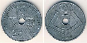 25 Centime Belgium Zinc 