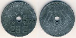 25 Centime 比利时 Zinc 