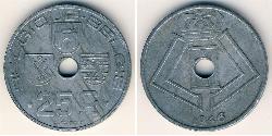 25 Centime 比利时 Zinc 