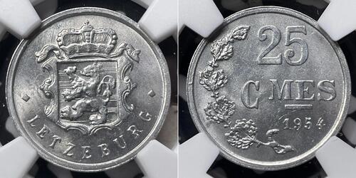 25 Centime Lussemburgo  
