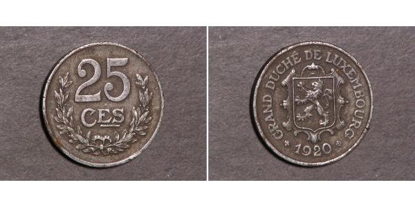 25 Centime Lussemburgo  