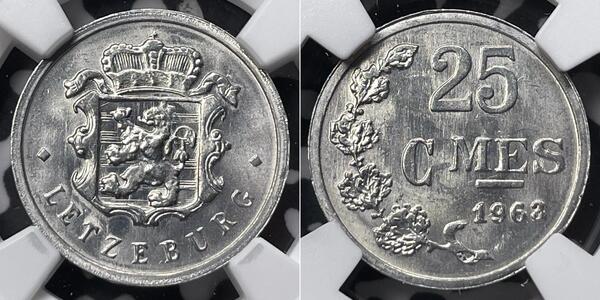 25 Centime Luxembourg  