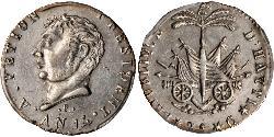 25 Centime Haiti 銀 
