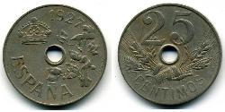 25 Centimo Kingdom of Spain (1874 - 1931) Cuivre/Nickel Alfonso XIII of Spain (1886 - 1941)