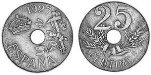 25 Centimo Kingdom of Spain (1874 - 1931) Kupfer/Nickel Alfonso XIII of Spain (1886 - 1941)