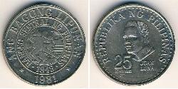 25 Centimo Filippine Rame/Nichel 