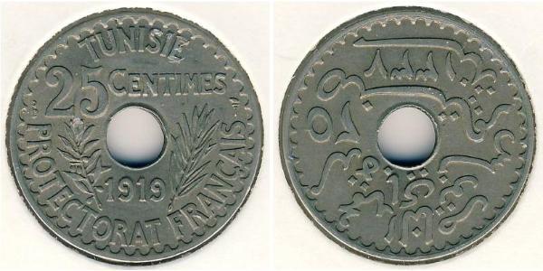 25 Centimo Tunisia  