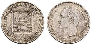 25 Centimo Venezuela 镍 Simon Bolivar (1783 - 1830)