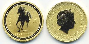 25 Dollar Australia (1939 - ) Gold Elizabeth II (1926-2022)