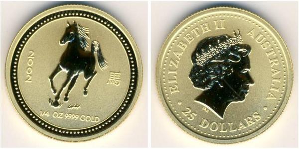 25 Dollar Australien (1939 - ) Gold Elizabeth II (1926-2022)