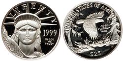 25 Dollar Vereinigten Staaten von Amerika (1776 - ) Platin 