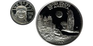 25 Dollar Vereinigten Staaten von Amerika (1776 - ) Platin 