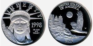 25 Dollar 美利堅合眾國 (1776 - ) Platinum 