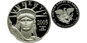 25 Dollar 美利堅合眾國 (1776 - ) Platinum 