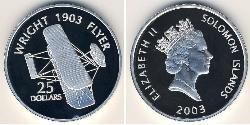 25 Dollar Salomonen Silber 