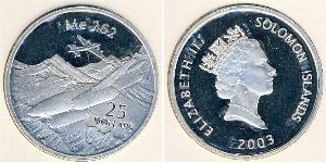 25 Dollar Salomonen Silber 