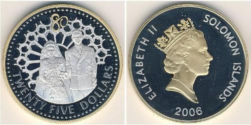 25 Dollar Salomonen Silber 