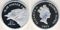 25 Dollar Solomon Islands Silver 