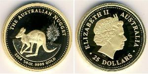 25 Dollar 澳大利亚 金 