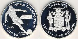 25 Dollaro Giamaica (1962 - ) Argento 