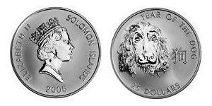 25 Dollaro Isole Salomone Argento 