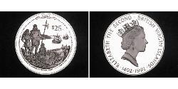 25 Dollaro Isole Vergini Argento 