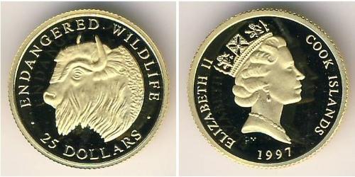 25 Dollaro Isole Cook Oro 