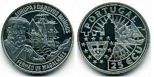 25 Ecu Portogallo (1975 - ) Argento 