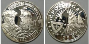 25 Ecu Portogallo (1975 - ) Argento 