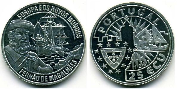 25 Ecu Portogallo (1975 - ) Argento 