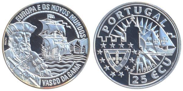 25 Ecu Portuguese Republic (1975 - ) Silver 