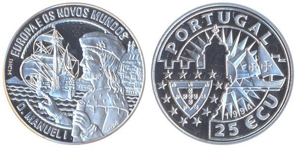 25 Ecu République portugaise (1975 - )  